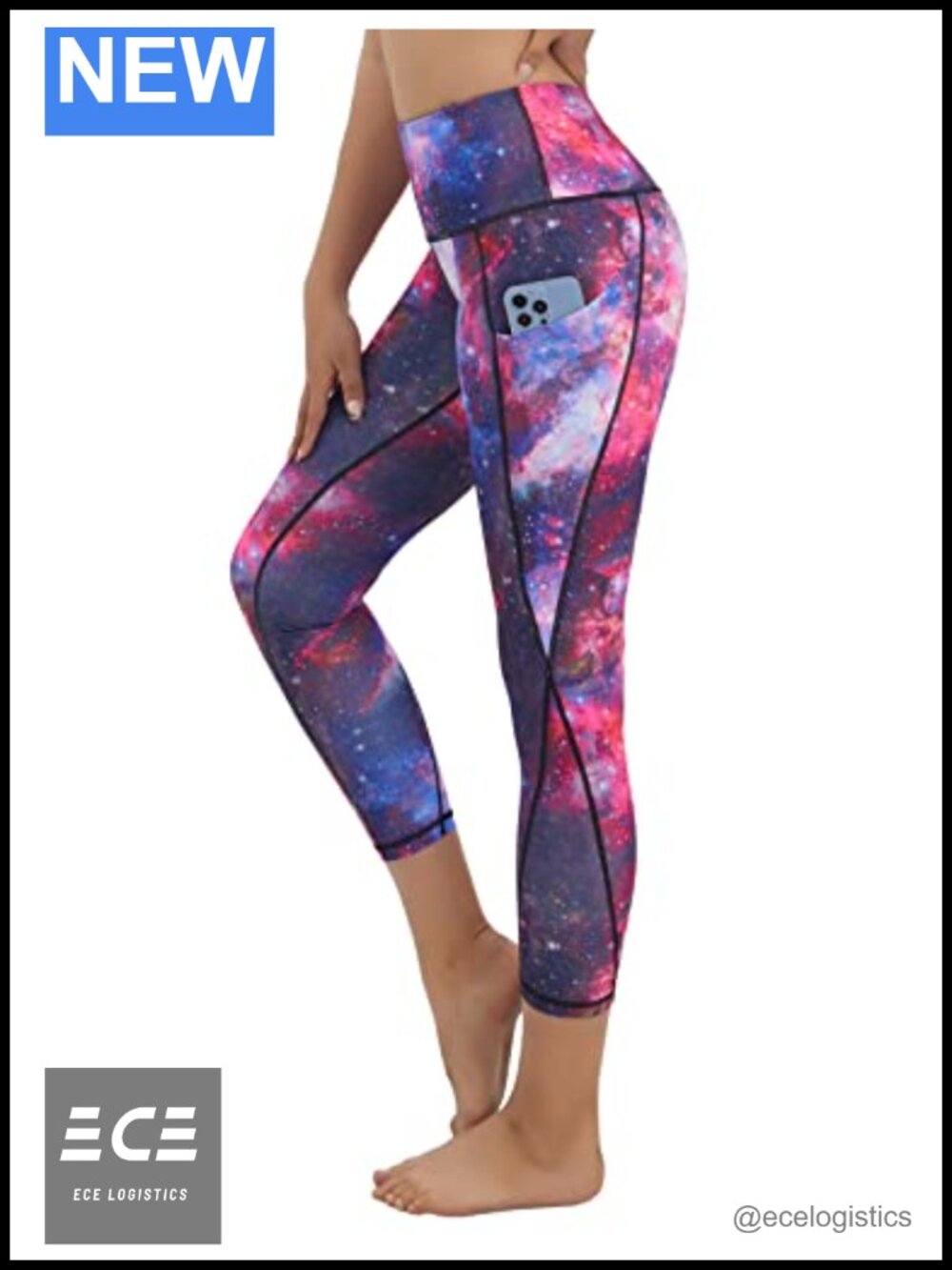 Women's High Waist Yoga Pants 4 Way Stretch Workout Leggings with Pockets
